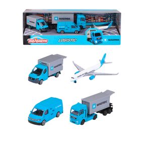Majorette 212057290 Maersk 4'lü Araba Seti