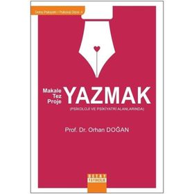 Makale Tez Proje Yazmaz - Prof. Dr. Orhan Doğan