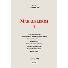 MAKALELERIM I - ARSLAN KAYA