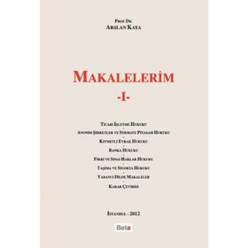 MAKALELERIM I - ARSLAN KAYA