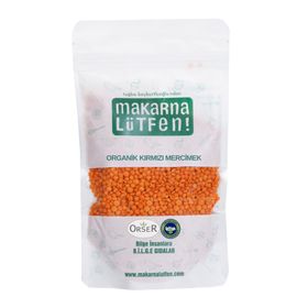 Makarna Lütfen 250 gr Organik Kırmızı Mercimek