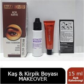Make Over Açık Kahve 15 ml Kaş Kirpik Boyası