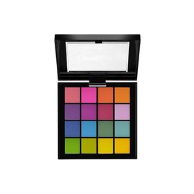 Make up Time 02 Kare 16 Renkli Far Paleti