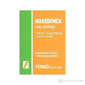 MAKEDONCA CEP SÖZLÜĞÜ MAKEDONCA-TÜRKÇE / TÜRKÇE-MAKEDONCA - GENEL