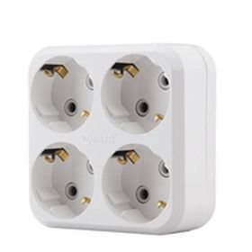 Makel 1030210001205 Kare Tipi Dörtlü Fişli Topraklı Golyat