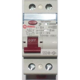 Makel 2X50A 30 Ma Kaçak Akım Şalteri