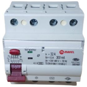 Makel 4X32A 300 Ma Kaçak Akım Şalteri