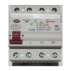 Makel 4X40A 300 Ma Kaçak Akım Şalteri