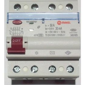 Makel 4X50A 30 Ma Kaçak Akım Şalteri