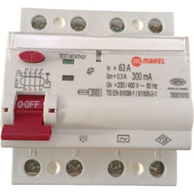 Makel 4x63 300 MAh Yangın Koruma Sigortası