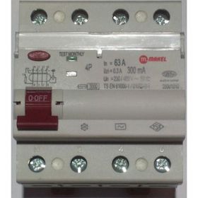 Makel 4X63A 300 Ma Kaçak Akım Şalteri
