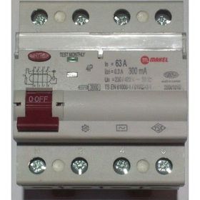 Makel 4X63A 300 Ma Kaçak Akım Şalteri
