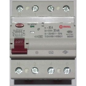 Makel 4X80A 30 Ma 3Ka Kaçak Akım Şalteri