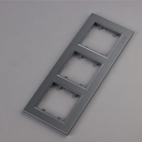 Makel 56065703 Gümüş Karea Üçlü Çerçeve