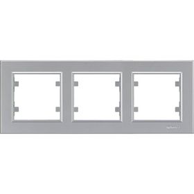 Makel 56065703 Gümüş Karea Üçlü Çerçeve