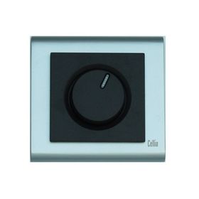 Makel Cellia Dimmer Siyah Mat Krom Çerçeve Kapak