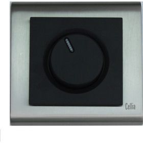 Makel Cellia Dimmer Siyah Saten Çerçeve Kapak