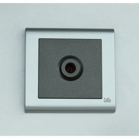 Makel Cellia Füme Kapak Mat Krom Çerçeve Tv Priz