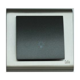 Makel Cellia Light Füme Saten Çerçeve Kapak