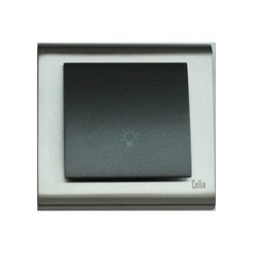 Makel Cellia Light Füme Saten Çerçeve Kapak