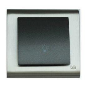 Makel Cellia Light Füme Saten Çerçeve Kapak