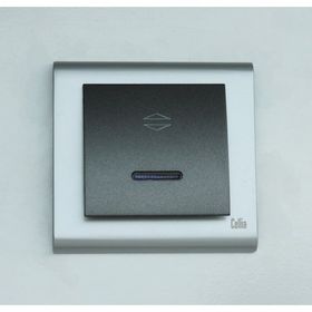Makel Cellia Vavien Füme Mat Krom Çerçeve Kapak