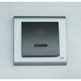 Makel Cellia Vavien Füme Mat Krom Çerçeve Kapak