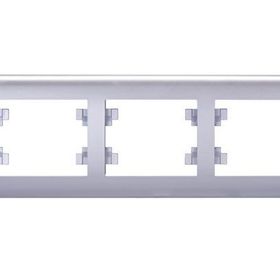 Makel Defne 1010242065703 Gümüş Yatay Üçlü Çerçeve