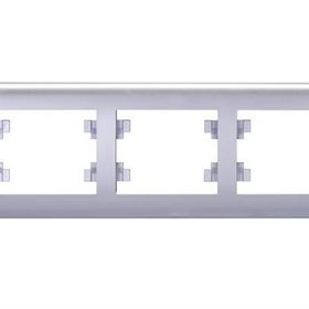 Makel Defne 1010242065703 Gümüş Yatay Üçlü Çerçeve