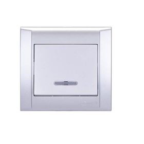 Makel Defne 1010243065021 Gümüş Işıklı Anahtar