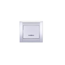 Makel Defne 1010243065021 Gümüş Işıklı Anahtar