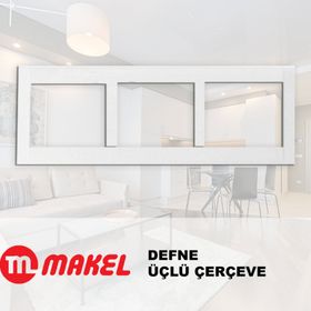 Makel Defne 3lü Beyaz Priz Çerçevesi