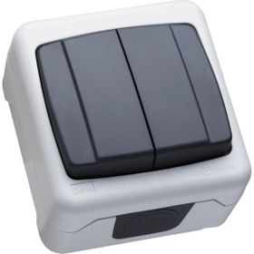 Makel Ip 44 Gri Nemliyer Sıva Üstü Anahtar