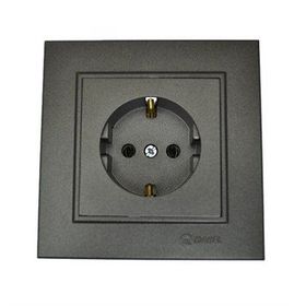 Makel Karea 1010257050028 Füme Topraklı Priz