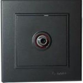Makel Karea 1010257050133 Füme 4dB F Konnektörlü Geçişli Uydu Prizi