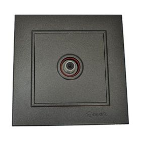 Makel Karea 1010257050133 Füme 4dB F Konnektörlü Geçişli Uydu Prizi