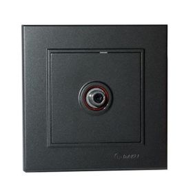 Makel Karea 1010257050133 Füme 4dB F Konnektörlü Geçişli Uydu Prizi