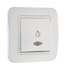 Makel Lillium Işıklı Light Beyaz Serisi Priz