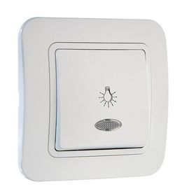 Makel Lillium Işıklı Light Beyaz Serisi Priz