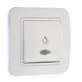 Makel Lillium Işıklı Light Beyaz Serisi Priz