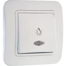 Makel Lillium Işıklı Light Beyaz Serisi Priz