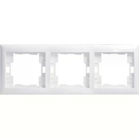 Makel M42001703 Beyaz Defne Üçlü Çerçeve