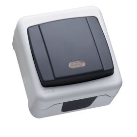 Makel Nemliyer Plus Ip44 Gri Kapaklı Topraklı Priz