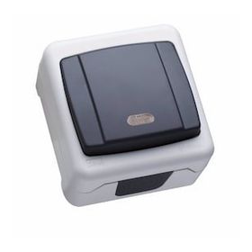 Makel Nemliyer Plus Ip44 Gri Kapaklı Topraklı Priz