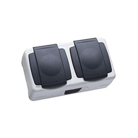 Makel Nemliyer Plus LP55 Gri Kapaklı Topraklı Priz