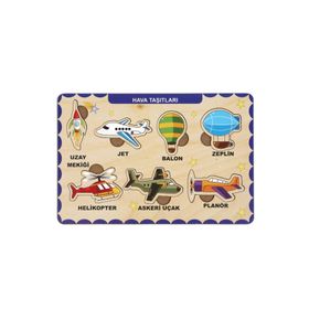 Maketçiniz PRS1020 Hava Taşıtları Ahşap Bul Tak Puzzle