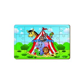 Maketçiniz Sirk 24 Parça Ahşap Puzzle