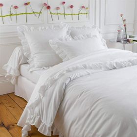 Maki White Flat Çift Kişilik Nevresim Takımı