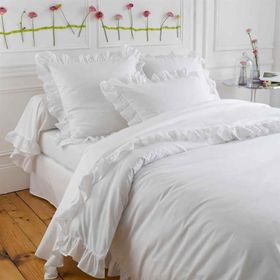 Maki White Flat Çift Kişilik Nevresim Takımı