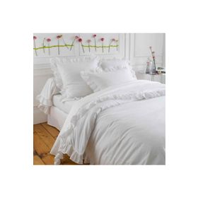 Maki White Flat Çift Kişilik Nevresim Takımı
